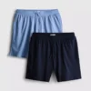 Set de 2 pantaloni scurți de pijamale cu șnur Set de 2 pantaloni scurți de pijamale cu șnur