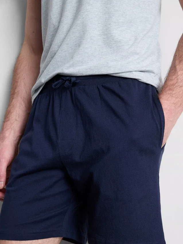 Set de 2 pantaloni scurți de pijamale cu șnur Set de 2 pantaloni scurți de pijamale cu șnur