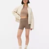 Set de 2 pantaloni scurți de yoga cu talie înaltă Set de 2 pantaloni scurți de yoga cu talie înaltă