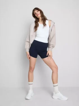 Set de 2 pantaloni scurți de yoga cu talie înaltă