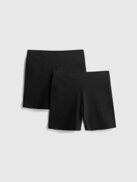 Set de 2 pantaloni scurți de yoga cu talie înaltă