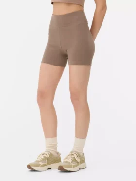 Set de 2 pantaloni scurți de yoga cu talie înaltă