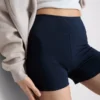 Set de 2 pantaloni scurți de yoga cu talie înaltă Set de 2 pantaloni scurți de yoga cu talie înaltă