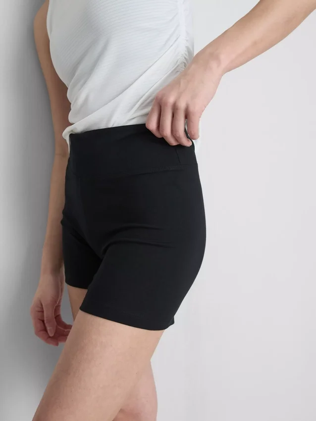 Set de 2 pantaloni scurți de yoga cu talie înaltă Set de 2 pantaloni scurți de yoga cu talie înaltă