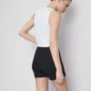 Set de 2 pantaloni scurți de yoga cu talie înaltă Set de 2 pantaloni scurți de yoga cu talie înaltă