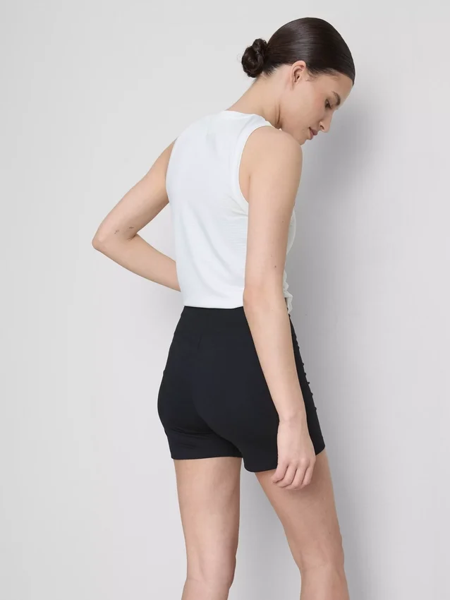 Set de 2 pantaloni scurți de yoga cu talie înaltă Set de 2 pantaloni scurți de yoga cu talie înaltă