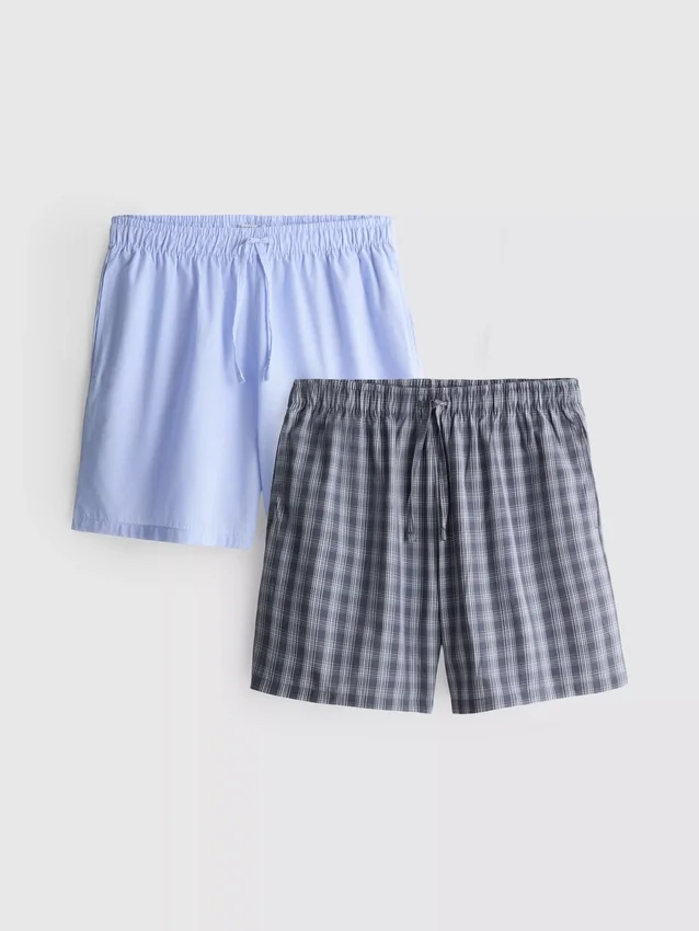 Set de 2 pantaloni scurți țesuți Set de 2 pantaloni scurți țesuți