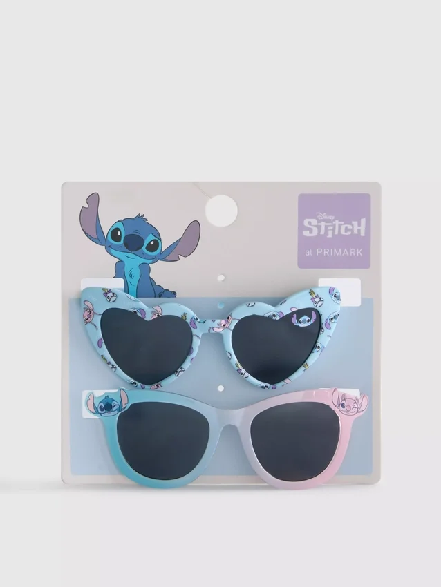 Set de 2 perechi de ochelari de soare cu personajul Stitch de la Disney Set de 2 perechi de ochelari de soare cu personajul Stitch de la Disney