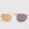 Set de 2 perechi de ochelari de soare cu ramă în formă de D