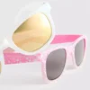 Set de 2 perechi de ochelari de soare cu ramă în formă de D