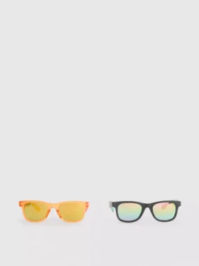Set de 2 perechi de ochelari de soare cu rame pătrate