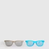 Set de 2 perechi de ochelari de soare cu rame pătrate