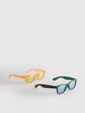 Set de 2 perechi de ochelari de soare cu rame pătrate