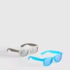 Set de 2 perechi de ochelari de soare cu rame pătrate