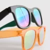 Set de 2 perechi de ochelari de soare cu rame pătrate