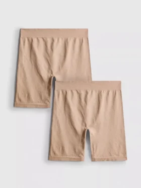 Set de 2 perechi de pantaloni scurți de lenjerie modelatoare anti-frecare