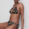Set de 2 slipuri de bikini cu legături laterale, imprimate Set de 2 slipuri de bikini cu legături laterale, imprimate