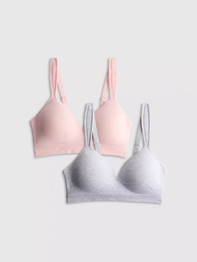 Set de 2 sutiene de casă fără cusături Set de 2 sutiene de casă fără cusături