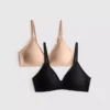 Set de 2 sutiene de lenjerie modelatoare triunghiulare Set de 2 sutiene de lenjerie modelatoare triunghiulare