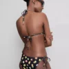 Set de 2 topuri de bikini cu imprimeu triunghiular Set de 2 topuri de bikini cu imprimeu triunghiular