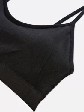 Set de 3 bralete fără sârmă, scurte, tip cami