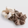 Set de 3 elasticuri de păr din satin
