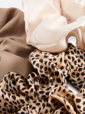Set de 3 elasticuri de păr din satin