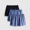 Set de 3 pantaloni scurți cu închidere cu nasturi Set de 3 pantaloni scurți cu închidere cu nasturi