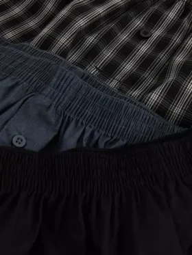 Set de 3 pantaloni scurți țesuți