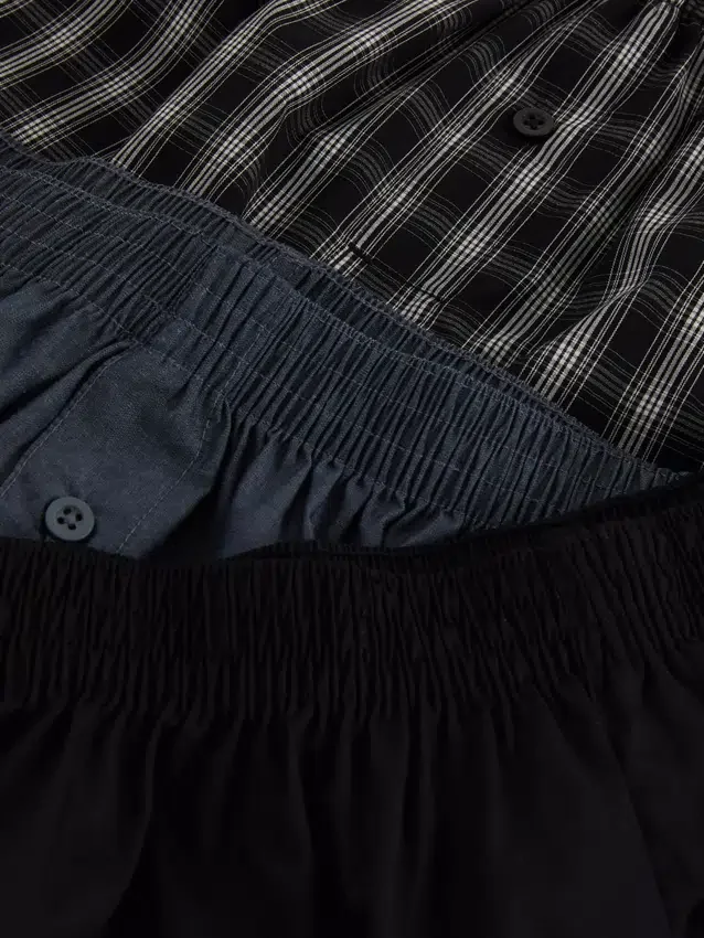 Set de 3 pantaloni scurți țesuți Set de 3 pantaloni scurți țesuți