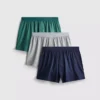 Set de 3 perechi de pantaloni scurți cu croială largă Set de 3 perechi de pantaloni scurți cu croială largă