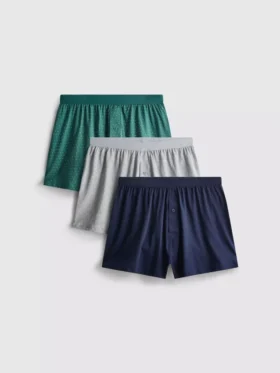Set de 3 perechi de pantaloni scurți cu croială largă