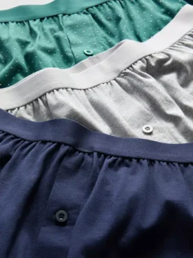 Set de 3 perechi de pantaloni scurți cu croială largă