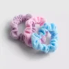 Set de 3 scrunchie din material frotir