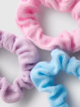 Set de 3 scrunchie din material frotir