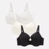 Set de 3 sutiene tip T-shirt Set de 3 sutiene tip T-shirt