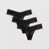 Set de 3 tanga bandeau din dantelă Set de 3 tanga bandeau din dantelă