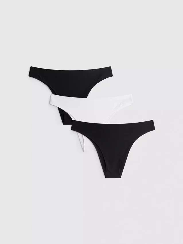 Set de 3 tanga braziliene invizibile Set de 3 tanga braziliene invizibile