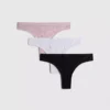 Set de 3 tanga din jacquard fără cusături Set de 3 tanga din jacquard fără cusături
