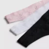 Set de 3 tanga din jacquard fără cusături Set de 3 tanga din jacquard fără cusături