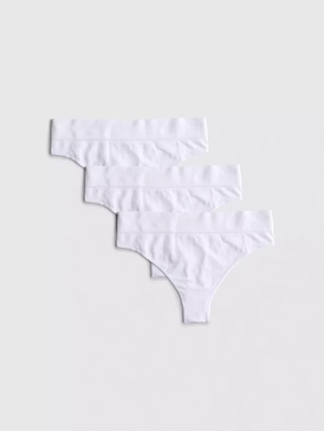 Set de 3 tanga fără cusături Set de 3 tanga fără cusături