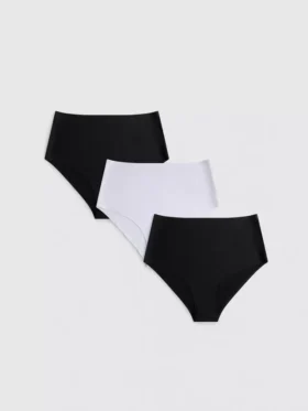 Set de 3 tanga invizibile cu talie înaltă