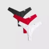 Set de 3 tanga Miami cu conținut ridicat de bumbac Set de 3 tanga Miami cu conținut ridicat de bumbac