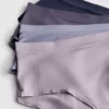 Set de 4 chiloți din microfibră cu talie înaltă