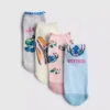 Set de 4 perechi de Șosete scurte cu Stitch de la Disney Set de 4 perechi de Șosete scurte cu Stitch de la Disney