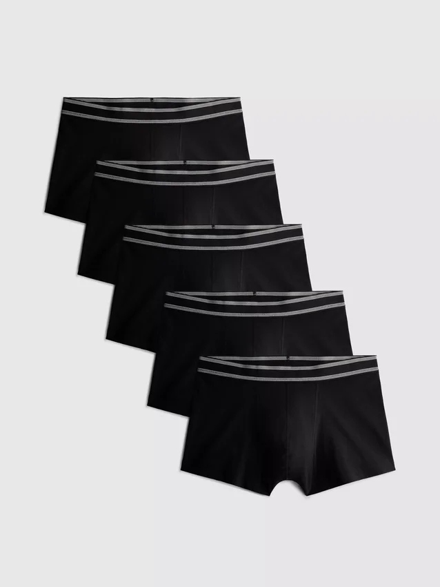 Set de 5 boxeri hipster esențiali Set de 5 boxeri hipster esențiali