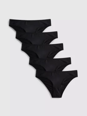 Set de 5 chiloți brazilieni din microfibră