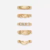 Set de 5 inele cu design variat