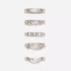 Set de 5 inele cu design variat