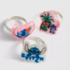 Set de 5 inele cu pandantive „Stitch” de la Disney